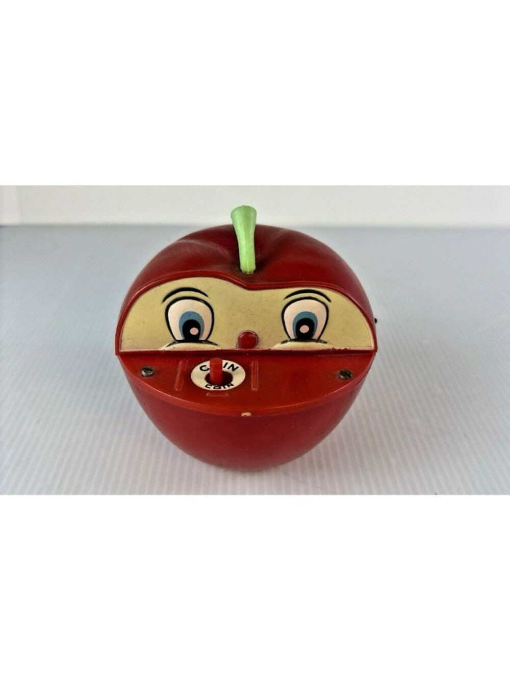 VTG Windup Apple Bank Mechanical Toy Hong Kong D46 Repair Display only